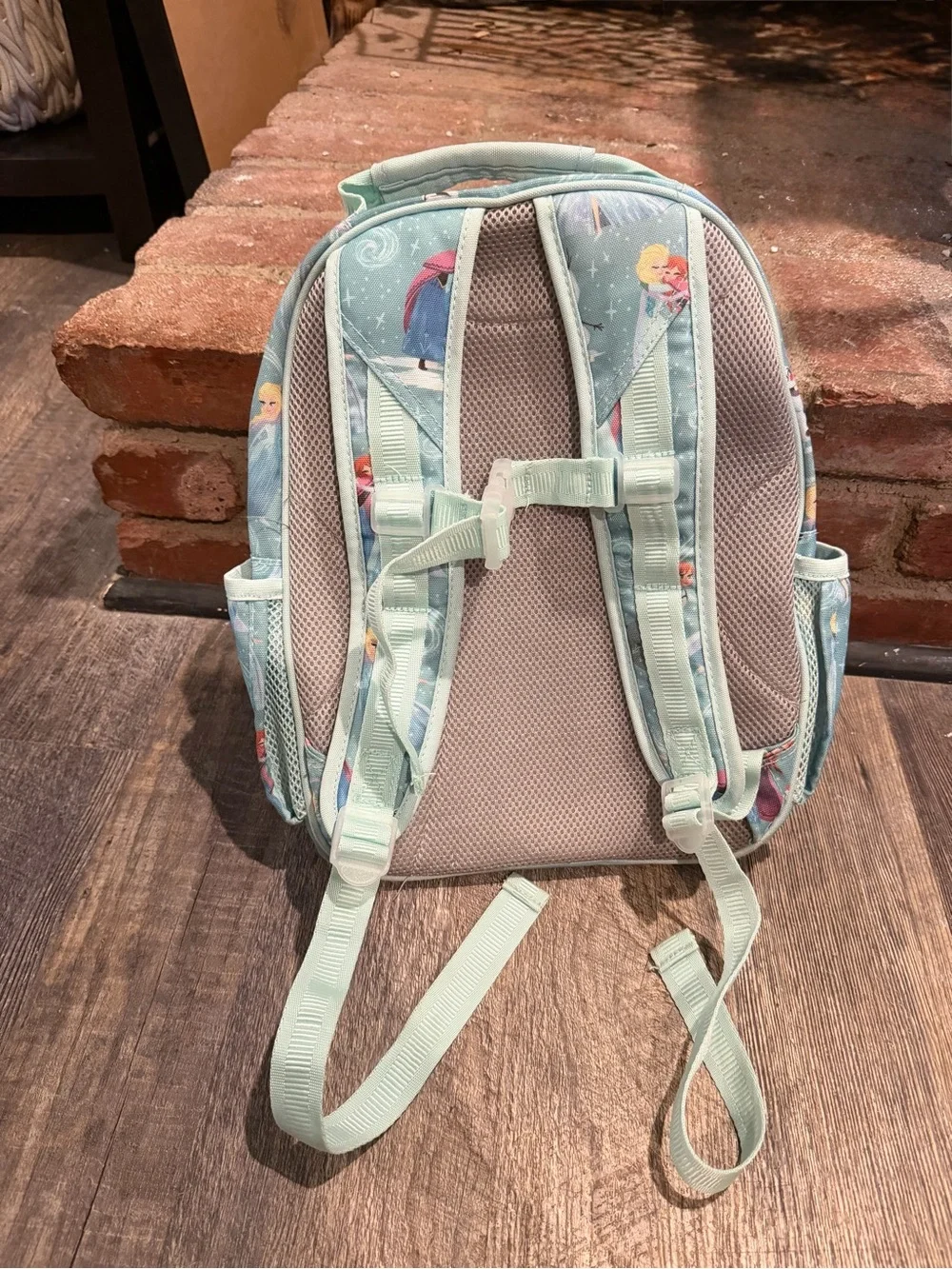Girls Light Blue Frozen Kids Backpack